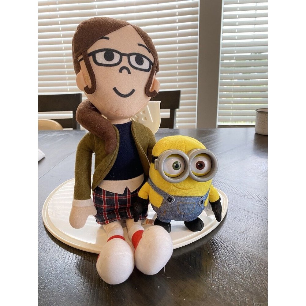 Despicable Me 2 and Margo Gru And Bob Minion Plush Lot 15 Inch Margo